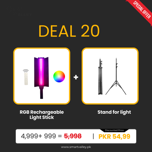 Deal 20 (RGB Light Stick+Stand for Light)
