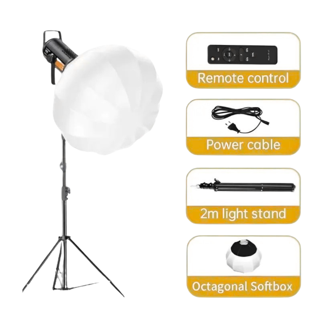 Plokama Professional 300W LED Softbox Lighting Kit