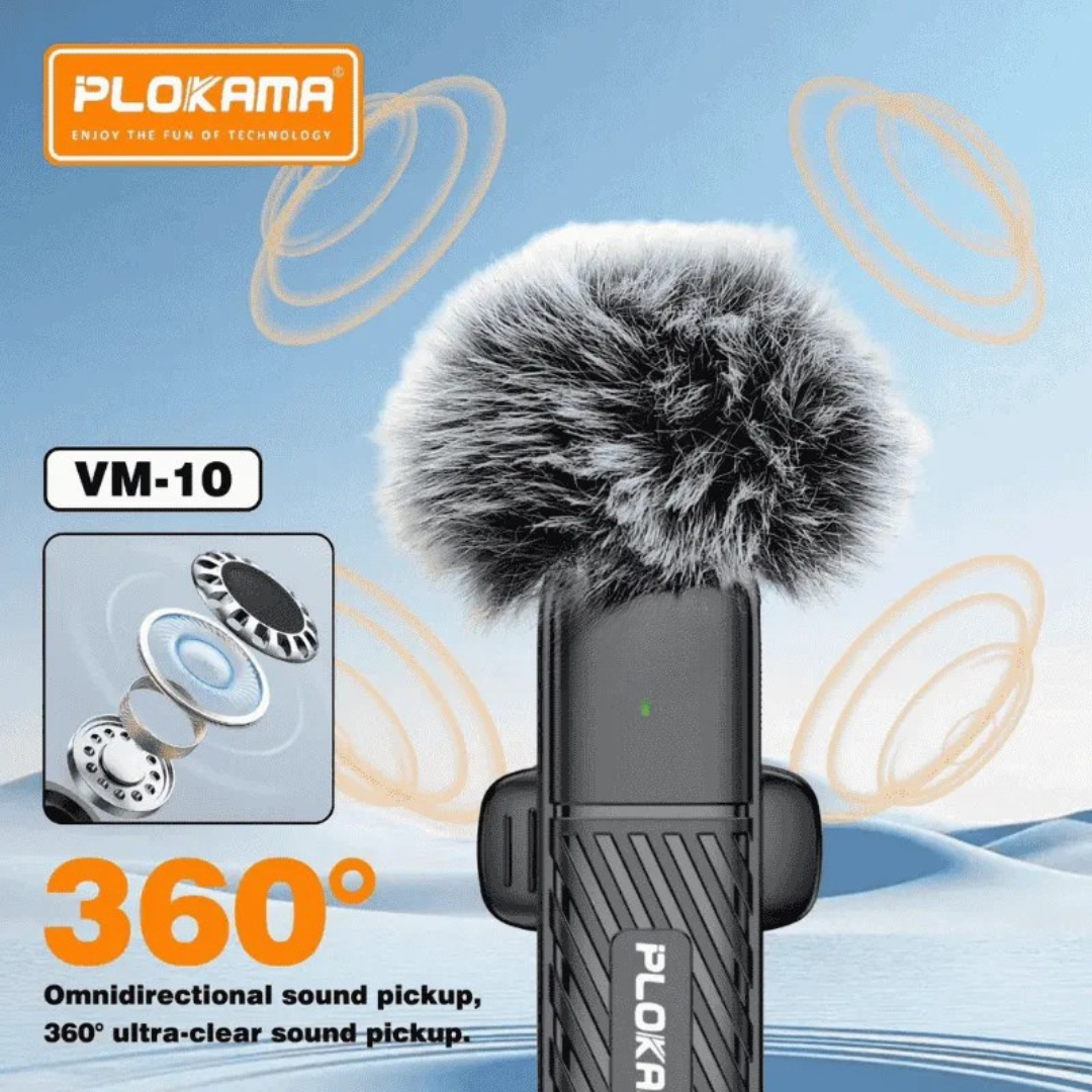 Plokama VM-10 Wireless Lavalier Microphone