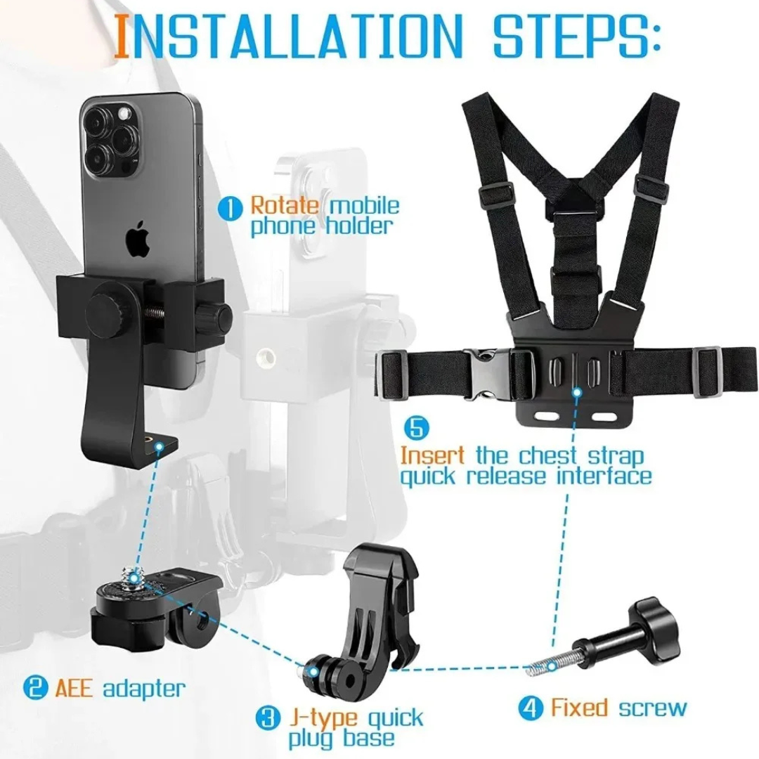 Plokama Chest Mount Camera Holder