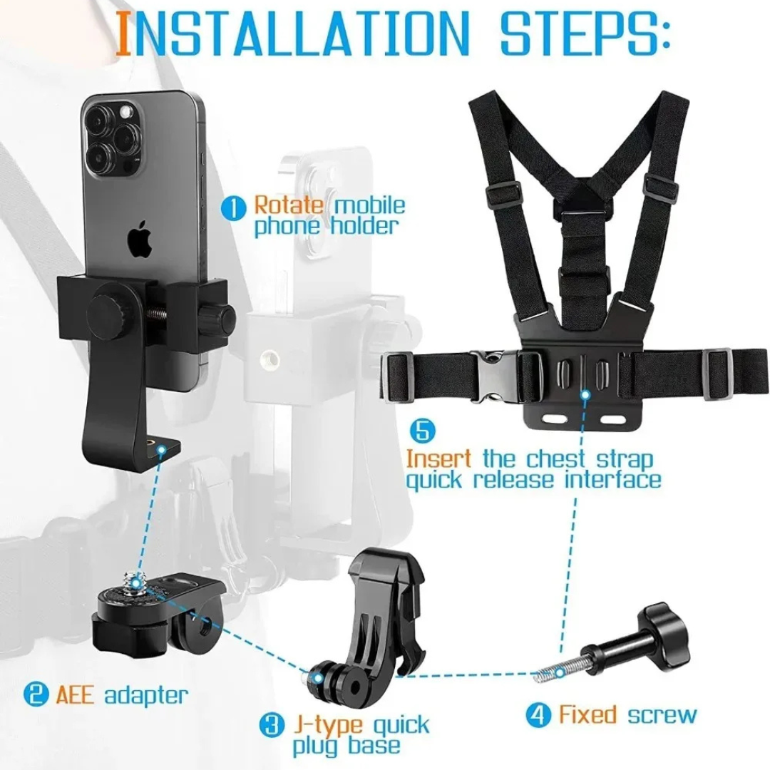 Plokama Chest Mount Camera Holder