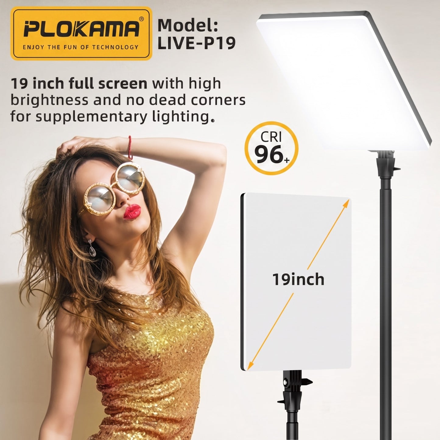 Plokama Professional Photography/Videography LED Fill Lights