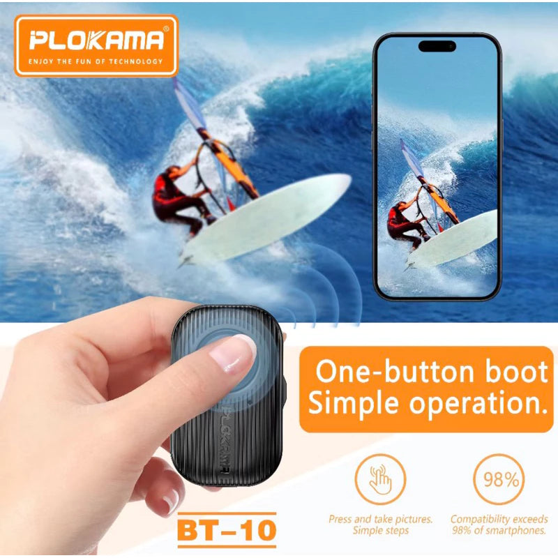 Plokama Bluetooth Selfie Remote Shutter