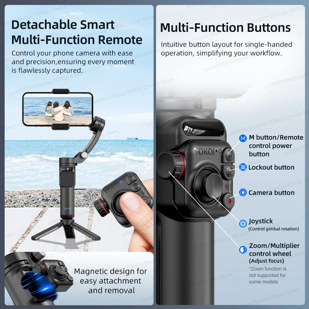 TOKQI-M02-Handheld Smartphone Gimbal Stabilizer