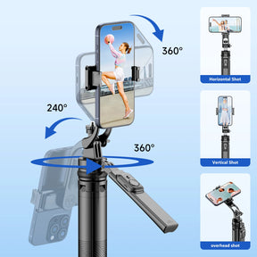 Ultra 5 in 1 Selfie Stick + Tripod Stand