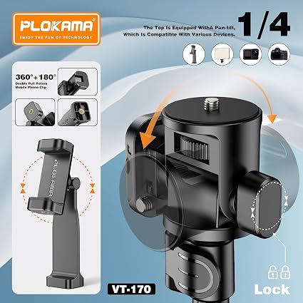 Selfie Stick Tripod Stand with Bluetooth Remote