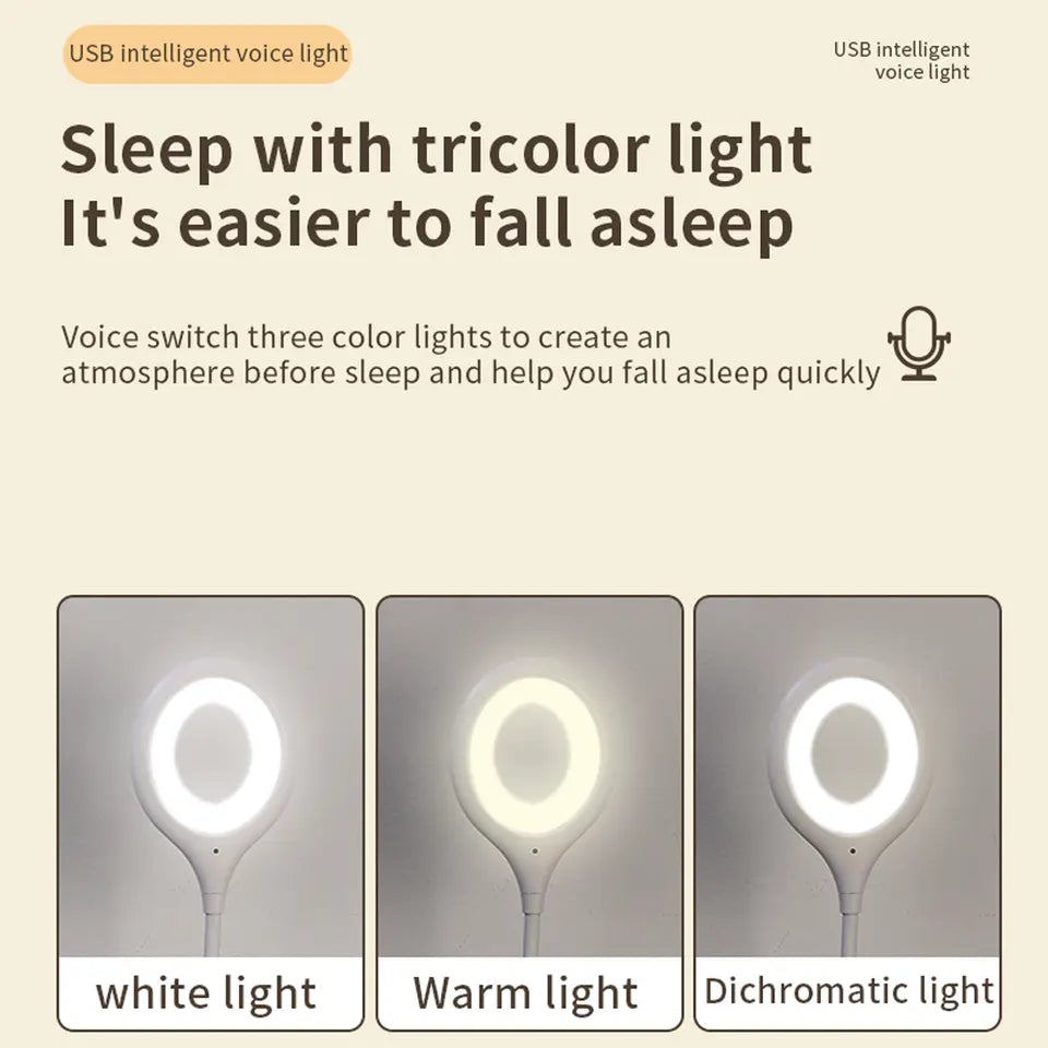 Voice Command Light With 3 Light Modes