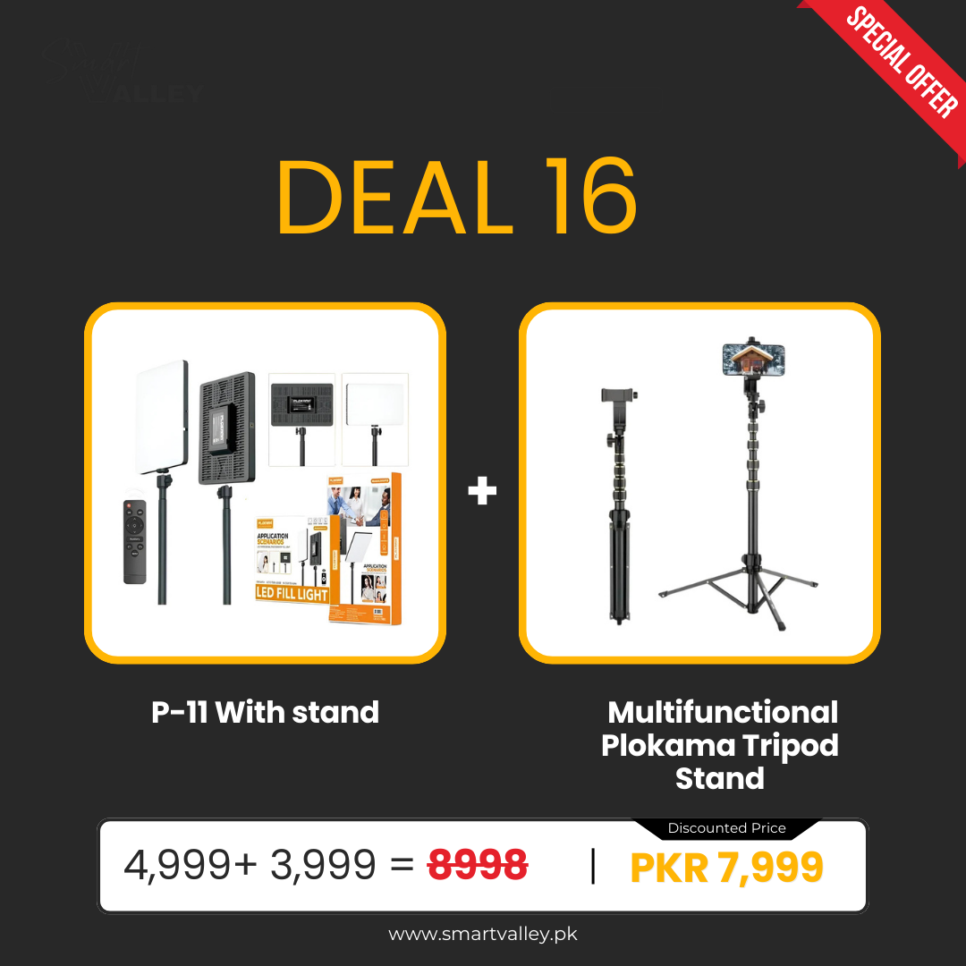 Deal 16 (P-11 With stand+Multifunctional Plokama Tripod Stand)