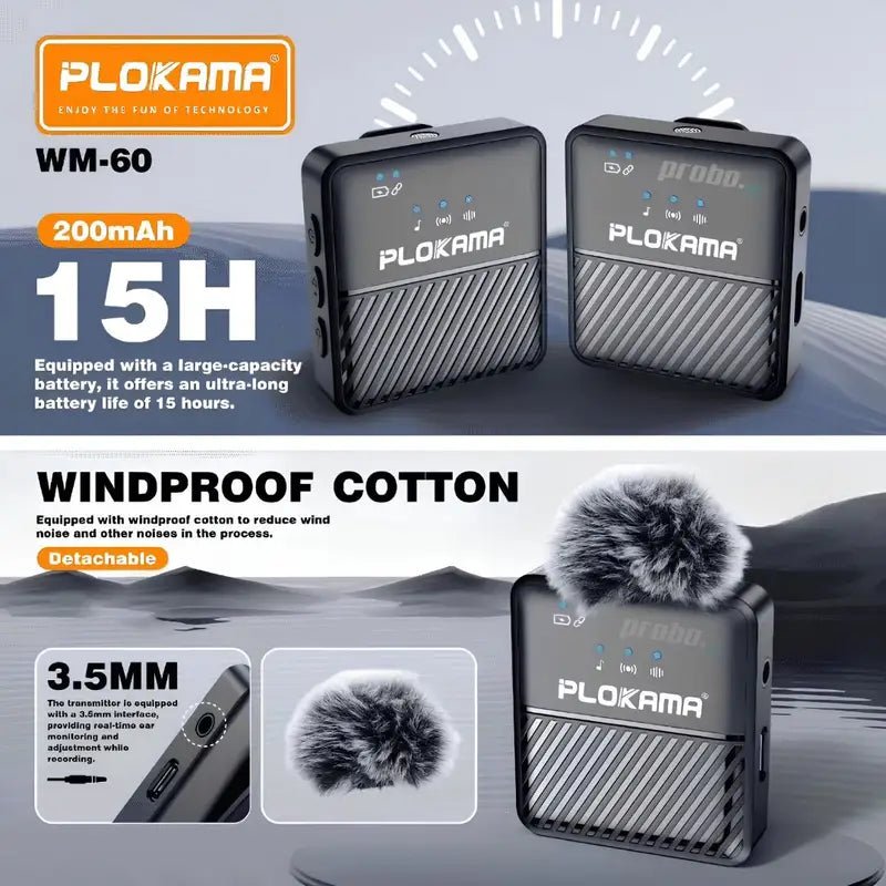 Plokama WM-60 Wireless Dual Microphone