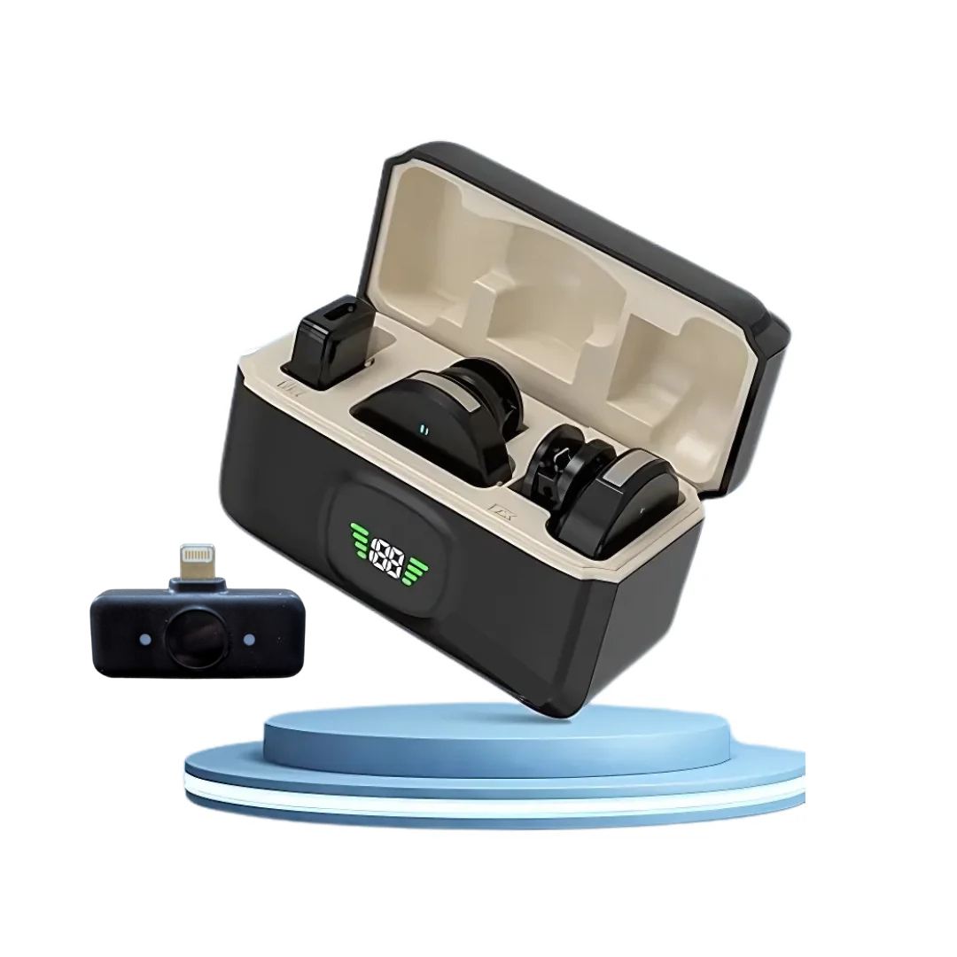 COLLAR CLIP BUTTON MICROPHONE