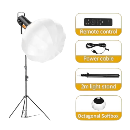 Plokama Professional 300W LED Softbox Lighting Kit