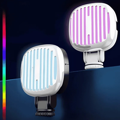 RGB Rechargeable Camera & Mobile LED Light with Clip