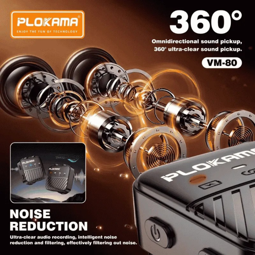 Plokama Broadcast Lavalier Microphone