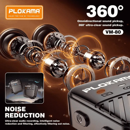 Plokama Broadcast Lavalier Microphone