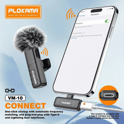 Plokama VM-10 Wireless Lavalier Microphone