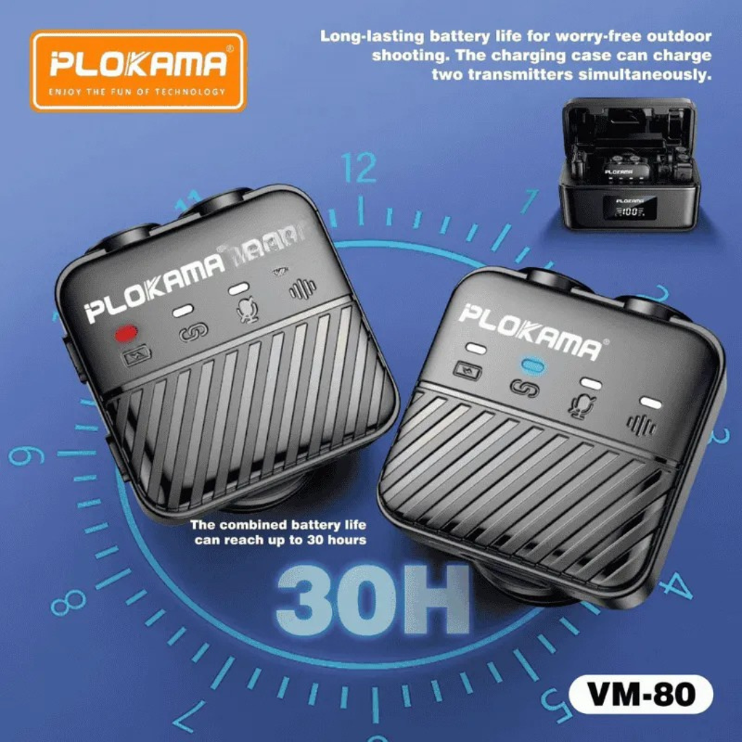 Plokama Broadcast Lavalier Microphone