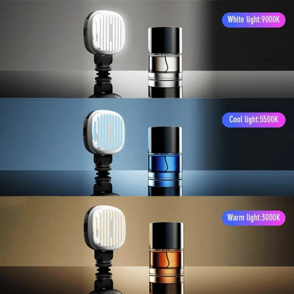 RGB Rechargeable Camera & Mobile LED Light with Clip