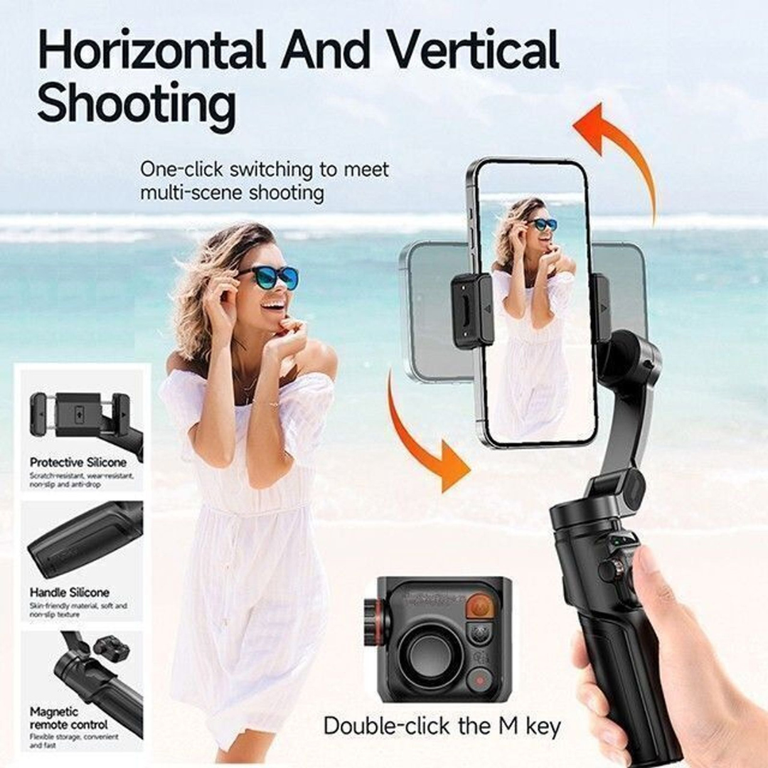 TOKQI M05 3-Axis AI Smartphone Gimbal Stabilizer