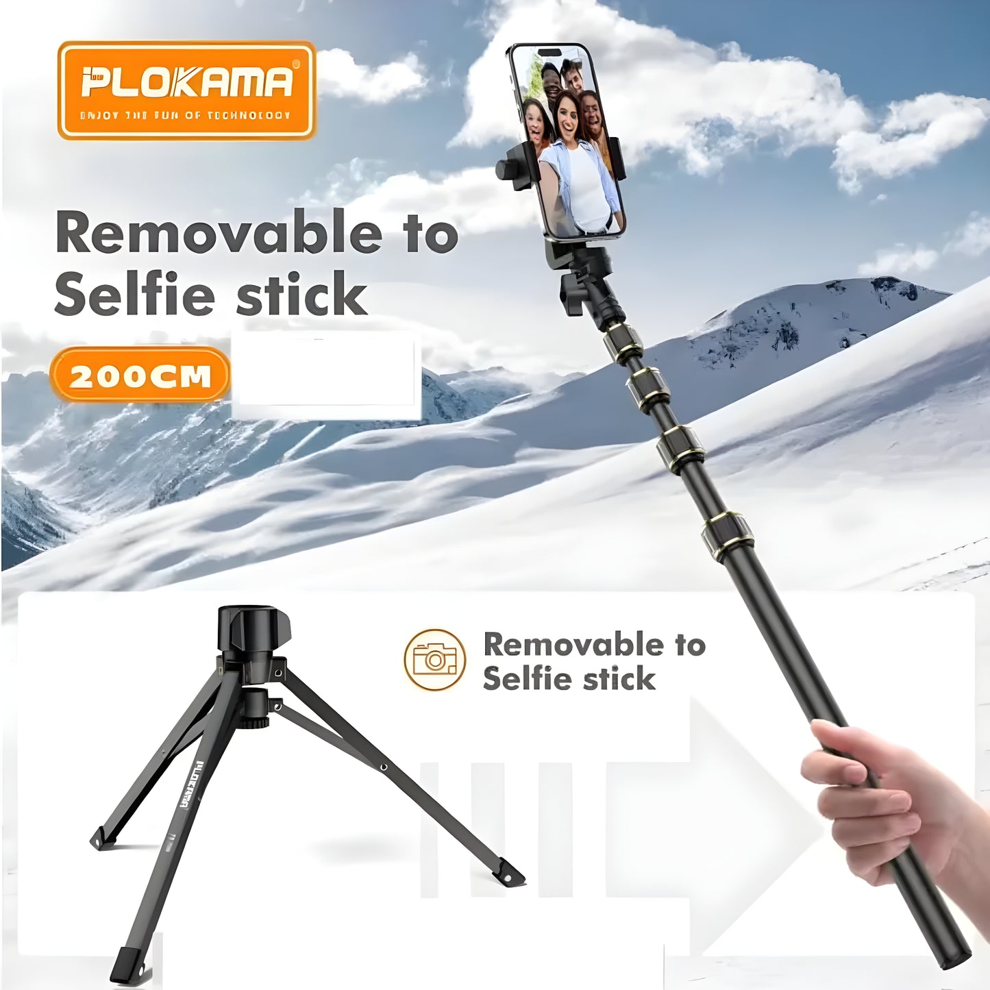 Multifunctional Plokama Tripod Stand