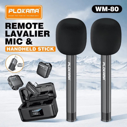 PLOKAMA WM-80 Wireless Lavalier Microphone