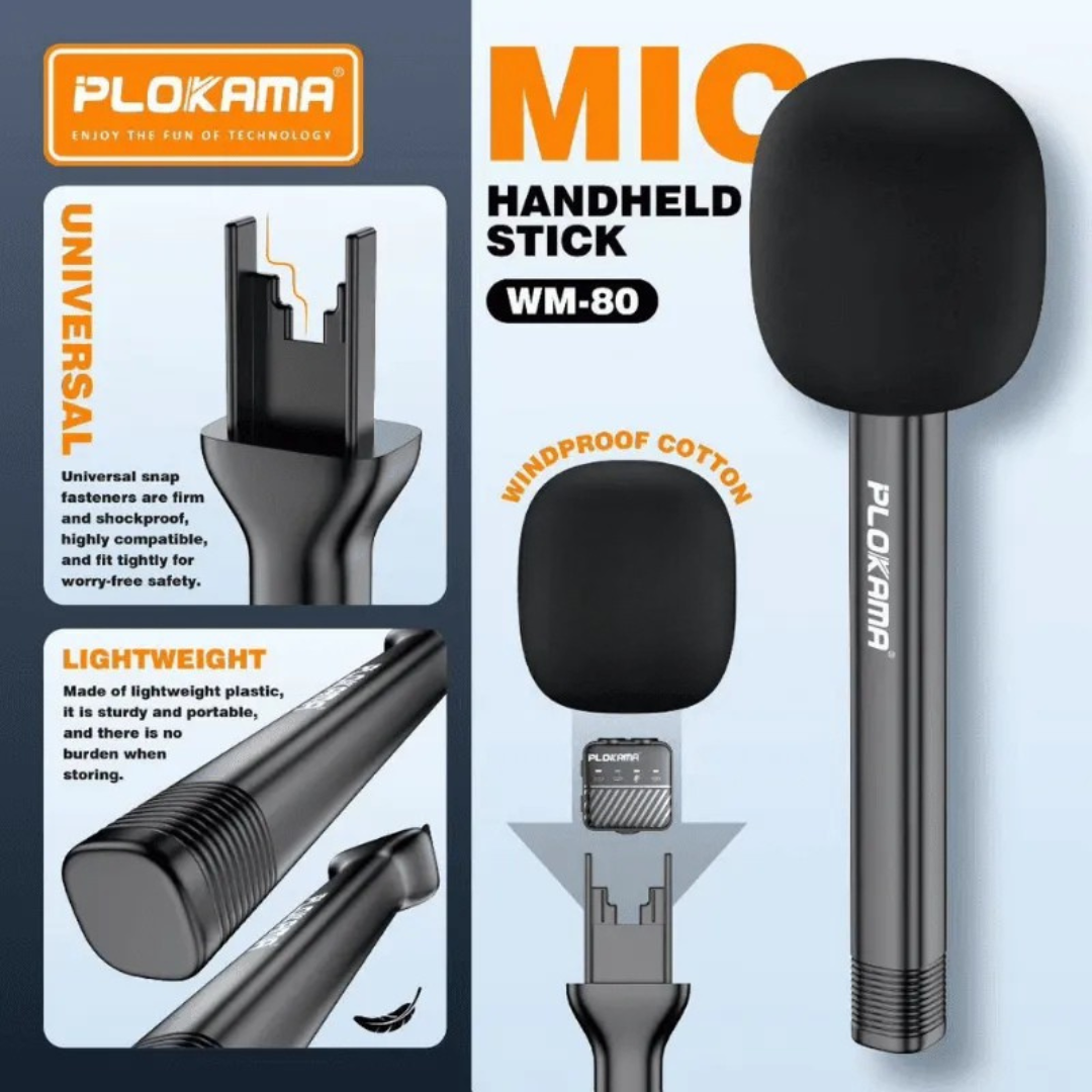 PLOKAMA WM-80 Wireless Lavalier Microphone