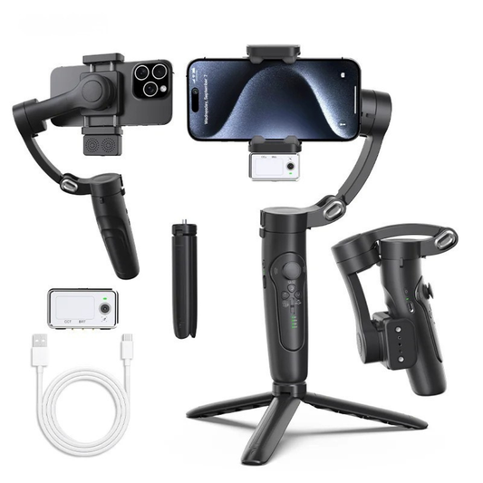 Smartphone Gimbal Stabilizer  3-Axis Tracking with Gesture Control