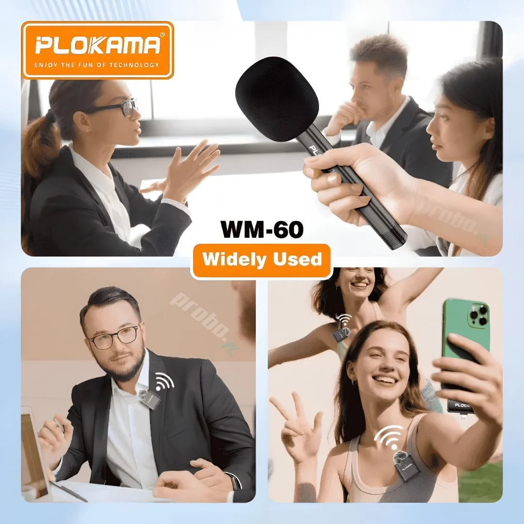 Plokama WM-60 Wireless Dual Microphone