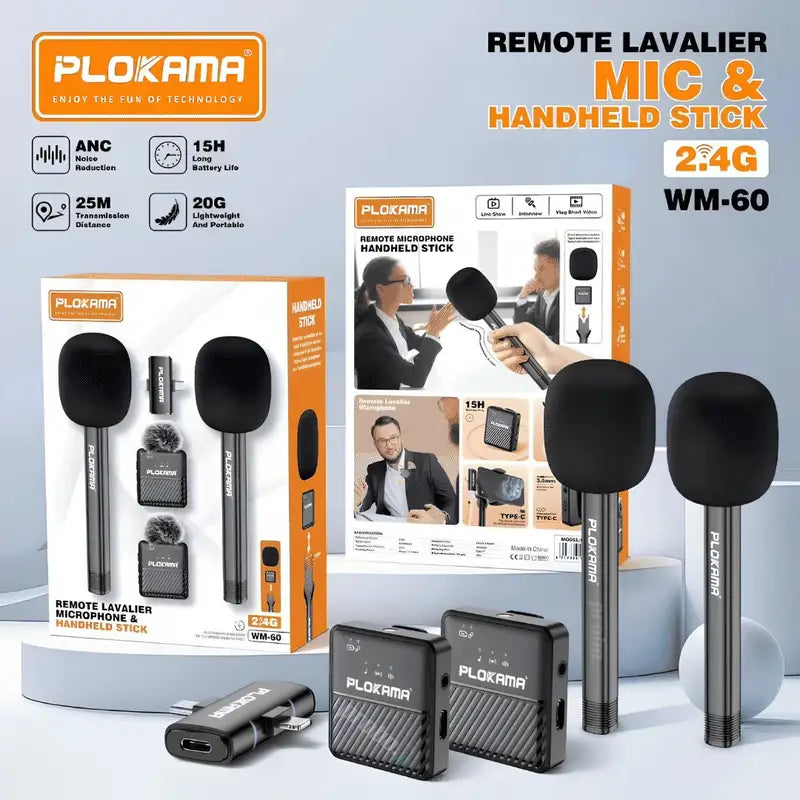 Plokama WM-60 Wireless Dual Microphone