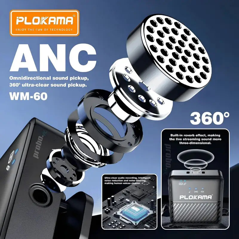 Plokama WM-60 Wireless Dual Microphone