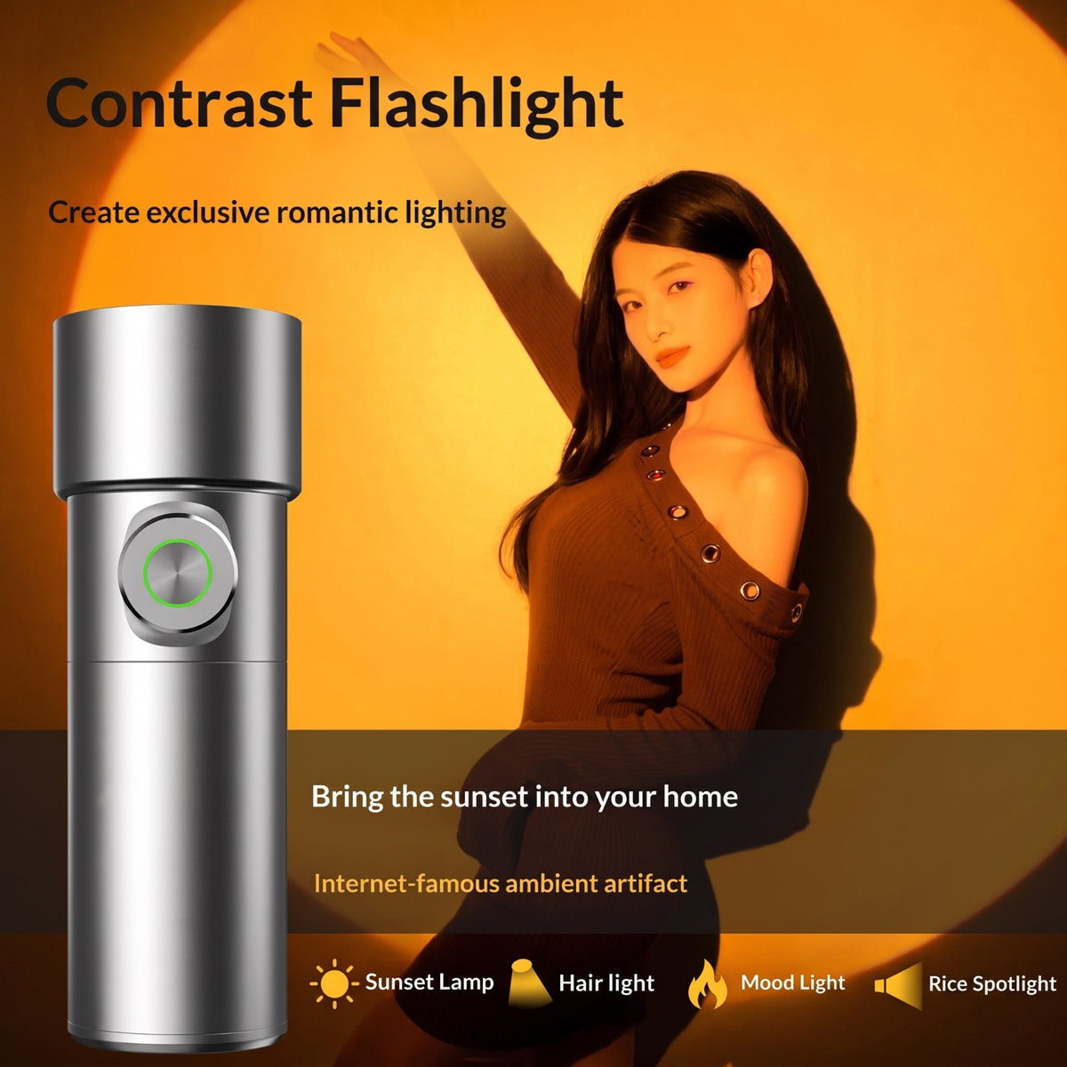 Professional Rechargeable LED Flashlight
