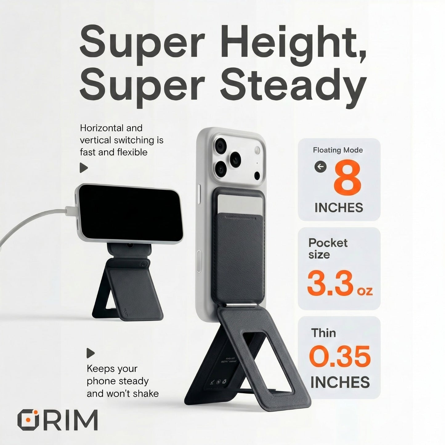 Orim SnapStand Pro - Mobile Wallet Tripod