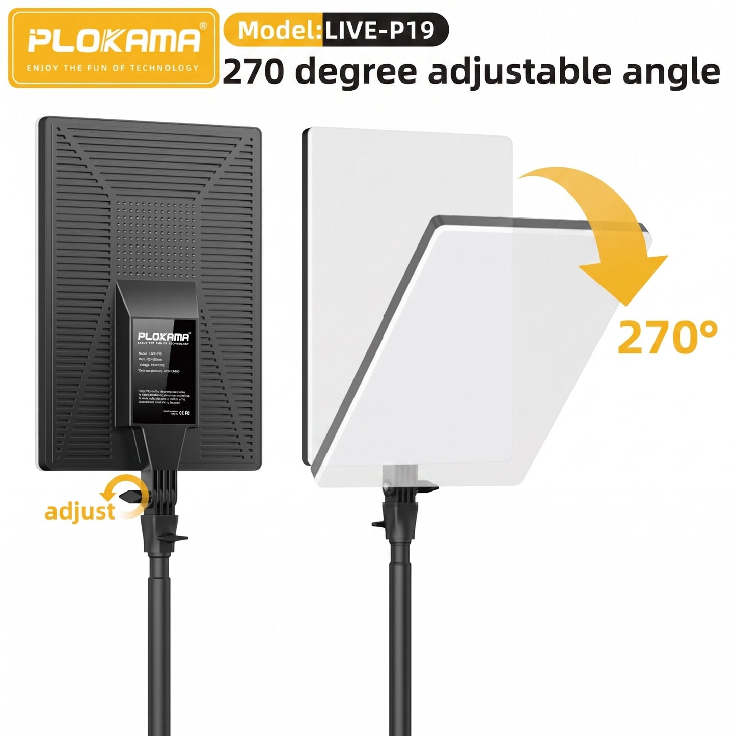 Plokama Professional Photography/Videography LED Fill Lights