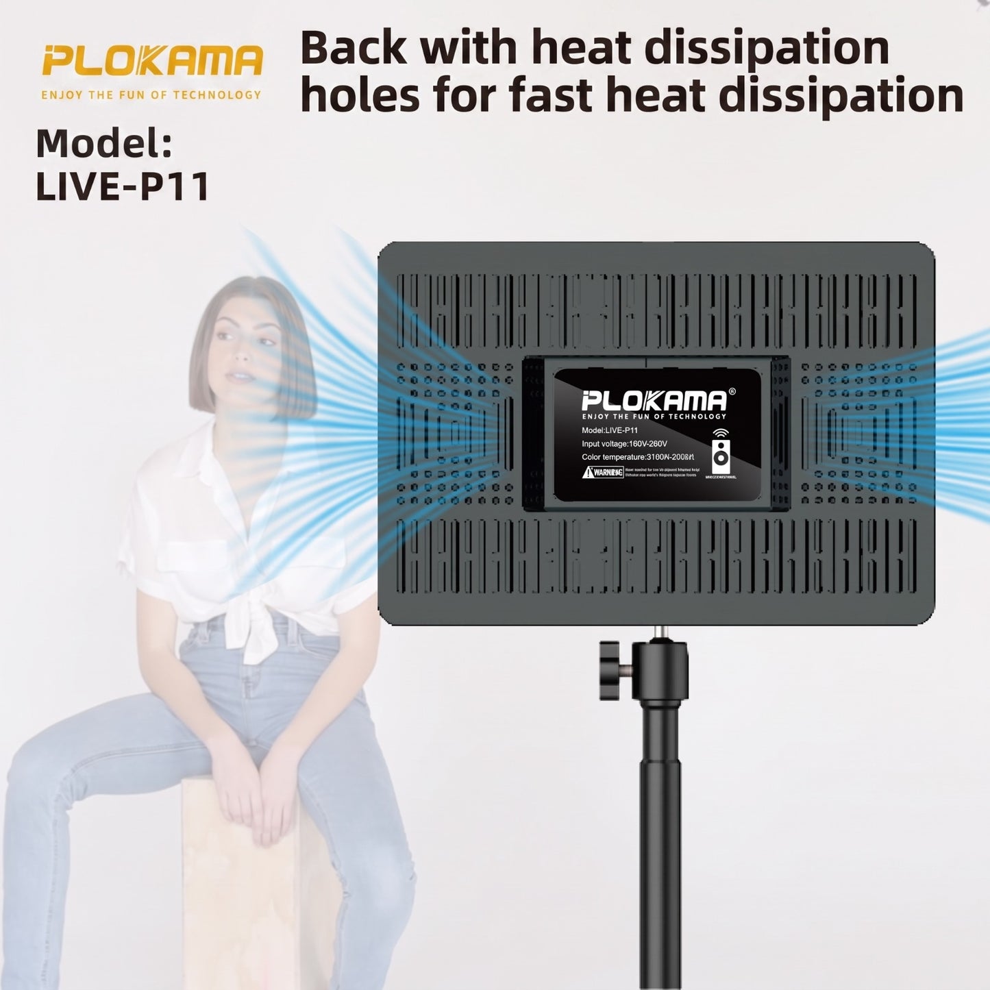Plokama Professional Photography/Videography LED Fill Lights