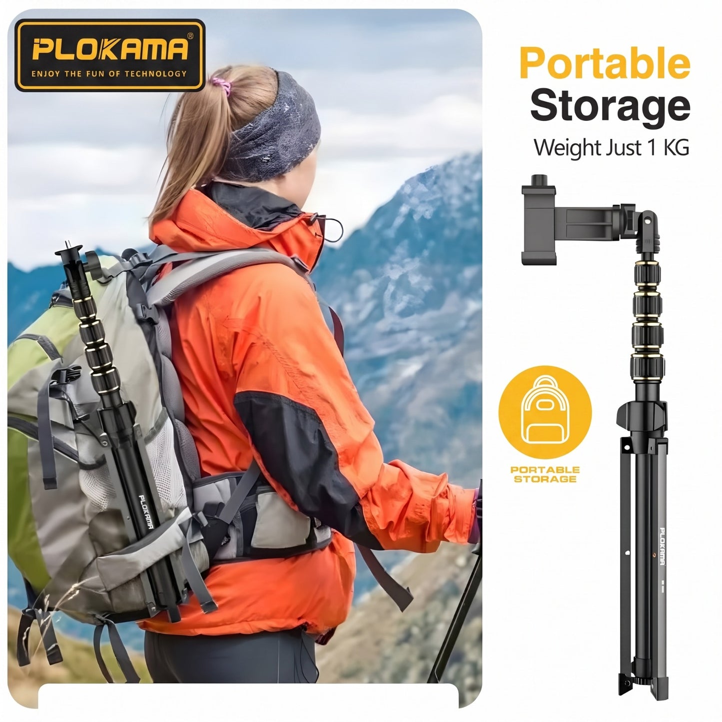 Multifunctional Plokama Tripod Stand