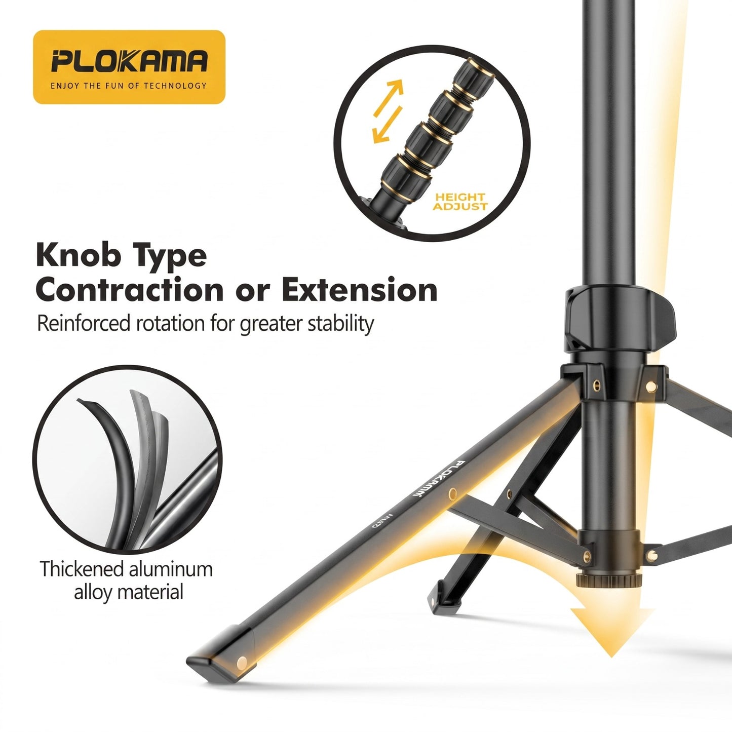 Multifunctional Plokama Tripod Stand