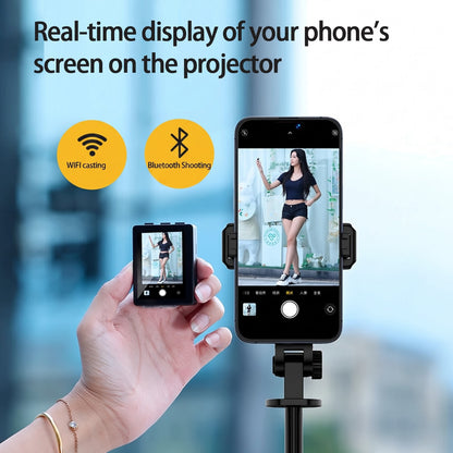 9in1 Selfie Stick with Mobile Phone Screen Projection