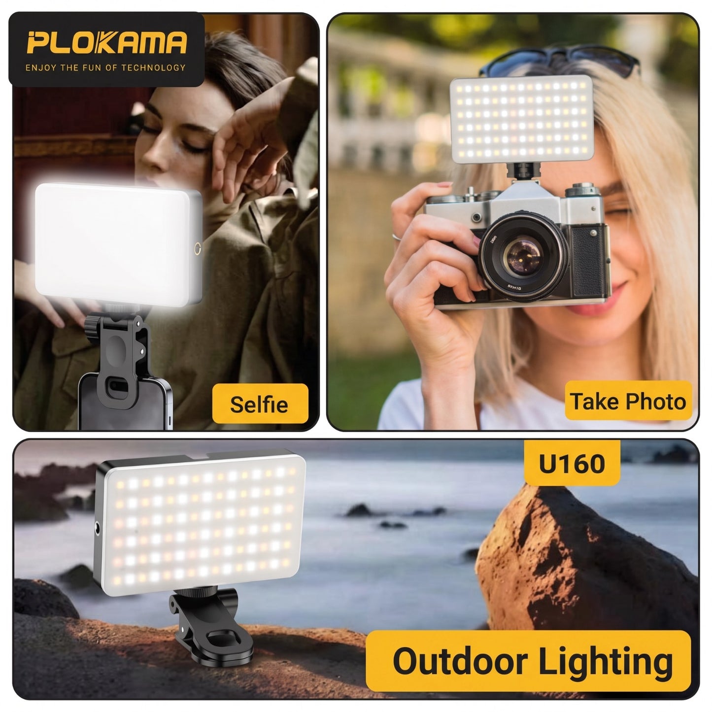 2 in 1 Led Rechargeable Light
