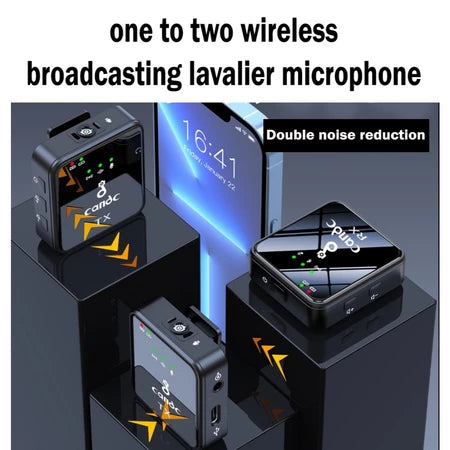 Dual Wireless Clip Microphone