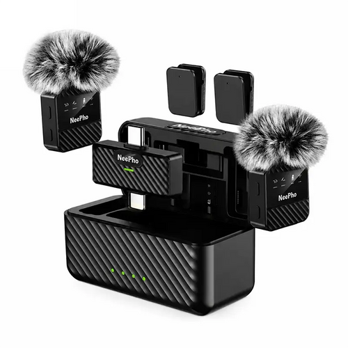 NeePho NP-65 Wireless Dual Lavalier Microphone