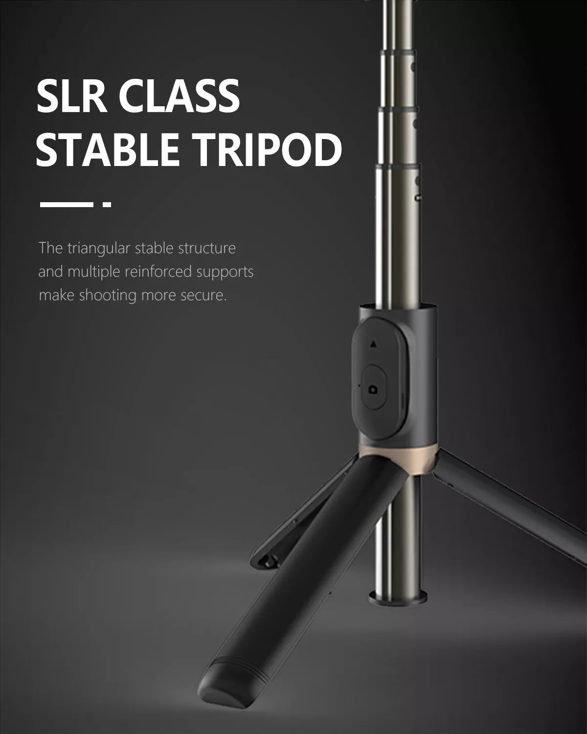 4 in 1 Selfie Stick + Tripod Stand with Light and Wireless Remote
