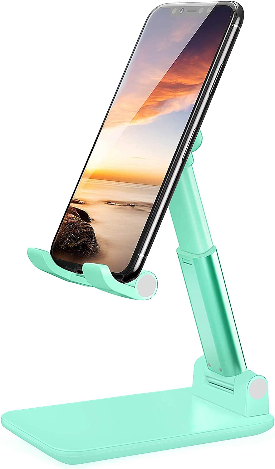 Sturdy Foldable and Adjustable Mobile Phone Stand with Charging Dock